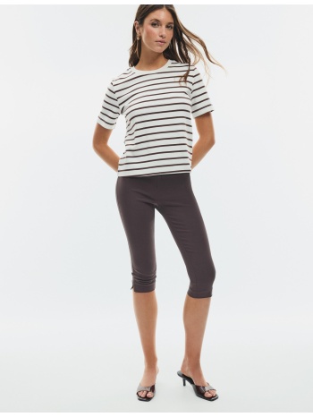 stradivarius βασικό t-shirt regular fit heavy weight με