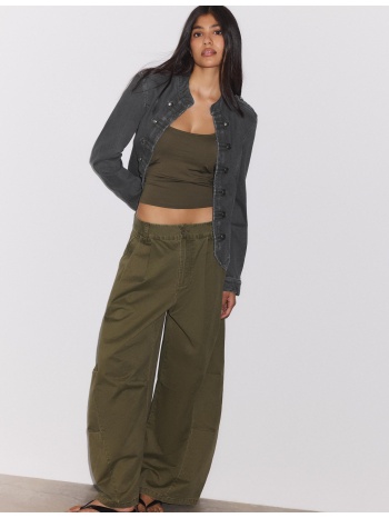 stradivarius σακάκι twill με κουμπιά 0-252 s