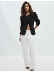 stradivarius σακάκι peplum μαύρο s