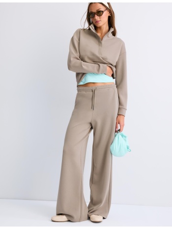 stradivarius απαλό παντελόνι jogger palazzo 0-428 l