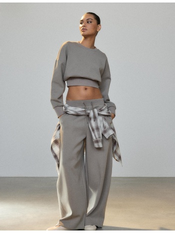 stradivarius jogger παντελόνι σε γραμμή barrel με φαρδύ
