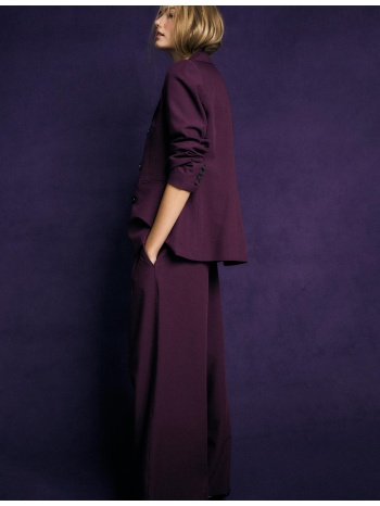 stradivarius αμπιγιέ παντελόνι wide leg με ρυθμιζόμενα