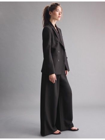 stradivarius αμπιγιέ παντελόνι wide leg με ρυθμιζόμενα