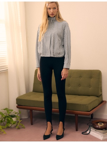 stradivarius oversize καρό τζάκετ μαύρο xs