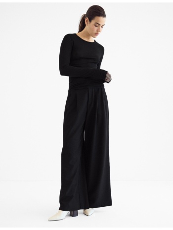 stradivarius μπλούζα με μακρύ μανίκι από 100% βαμβάκι
