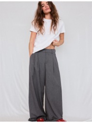 stradivarius βασική μπλούζα b02 regular fit με απαλή υφή λευκό xs