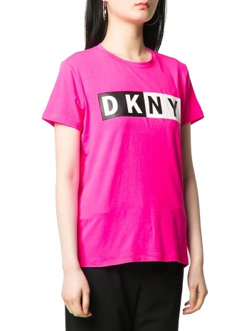 μπλούζα κοντομάνικη dkny logo tee dp9t5894-zbr σε προσφορά