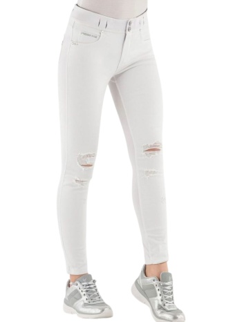 παντελόνι υφασμάτινο freddy με σκισίματα now1ms110-w σε προσφορά