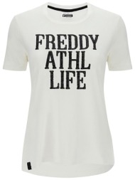 μπλούζα κοντομάνικη freddy με παγιέτες στο στήθος f0walt1-w102 γυναικείο