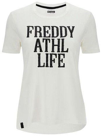 μπλούζα κοντομάνικη freddy με παγιέτες στο στήθος σε προσφορά