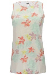 μπλούζα αμάνικη freddy training με φλοράλ μοτίβο s0wtrt8-flo6 γυναικείο