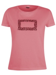 μπλούζα κοντομάνικη freddy με animal print τύπωμα s0wslt6-f94 γυναικείο