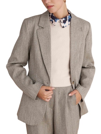 σακάκι attrattivo ψαροκόκαλο 9921574-beige γυναικείο σε προσφορά