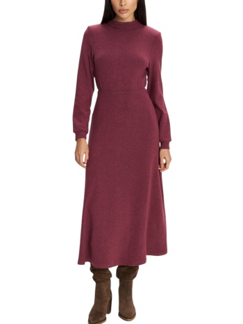 φόρεμα ale μακρυμάνικο μίντι 8921594-merlot γυναικείο σε προσφορά