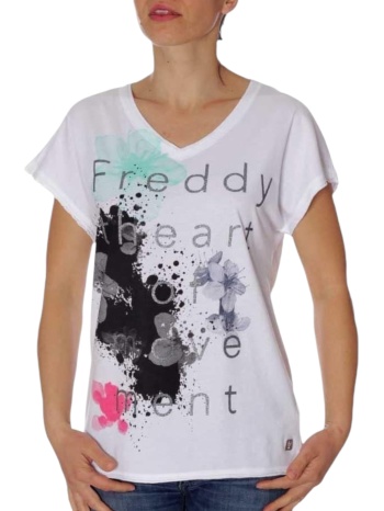 μπλούζα κοντομάνικη freddy με τύπωμα trim7-w0 γυναικείο σε προσφορά