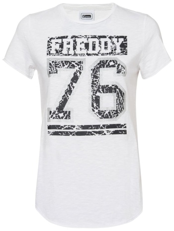 μπλούζα κοντομάνικη freddy με τύπωμα σε προσφορά