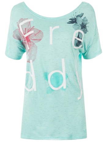 μπλούζα κοντομάνικη freddy με άνοιγμα talc7-d39 γυναικείο σε προσφορά