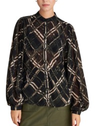 πουκάμισο μακρυμάνικο attrattivo μακρυμάνικο πλισέ 9921699-multicolor γυναικείο