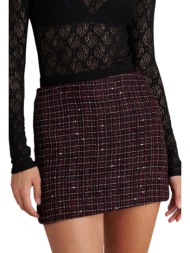 φούστα attrattivo κοντή με λάστιχο 92214511-bordeaux γυναικείο