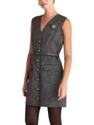 φόρεμα attrattivo κοντό με ζώνη 9921571-black γυναικείο