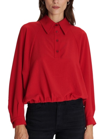 τουνίκ ale με κλασσικό γιακά και κουμπιά 82276418-red σε προσφορά