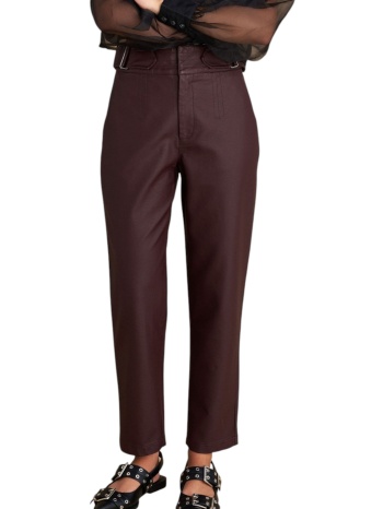 παντελόνι υφασμάτινο attrattivo μονόχρωμο 9921530-oxblood σε προσφορά