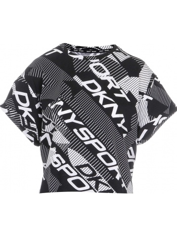 μπλούζα κοντομάνικη dkny sport logo dp1t8077-blw σε προσφορά