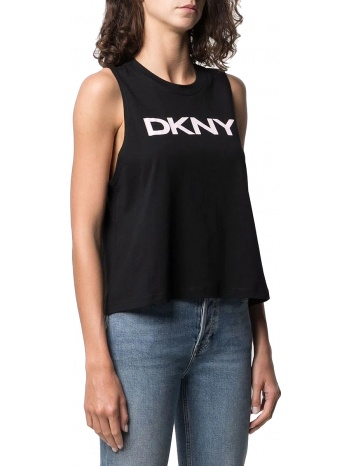 μπλούζα αμάνικη dkny sport logo dp1t8084-cyb