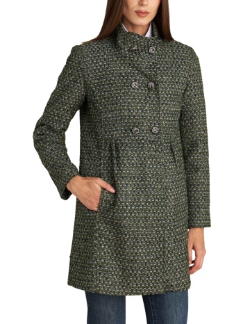 παλτό attrattivo με τουίντ εφέ 9921785-khaki γυναικείο σε προσφορά