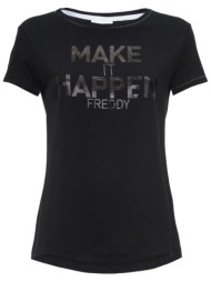 μπλούζα κοντομάνικη freddy με τύπωμα s7wct3-n0 γυναικείο