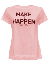 μπλούζα κοντομάνικη freddy με τύπωμα s7wct3-p680 γυναικείο