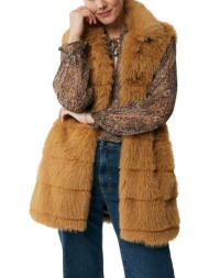 γιλέκο mexx waistcoat mf006401843w-camel γυναικείο