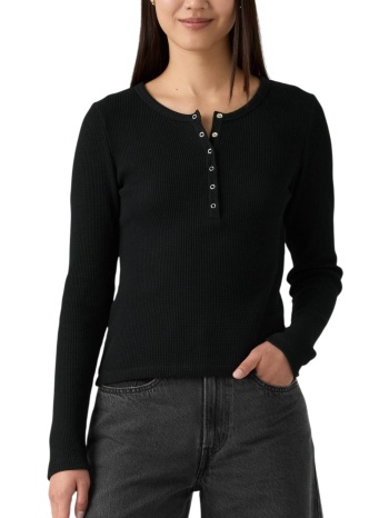 μπλούζα μακρυμάνικη levi`s dry goods waffle henley