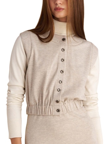 γιλέκο attrattivo με κουμπιά 9922255-beige γυναικείο σε προσφορά