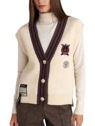 γιλέκο attrattivo με κεντήματα 9p22952-off white γυναικείο