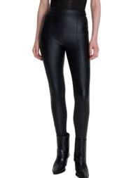 κολάν ale δερματίνη με ραφές 8921897-black γυναικείο