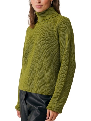 πουλόβερ mexx pullover with roll neck mf006606343w-ochre σε προσφορά