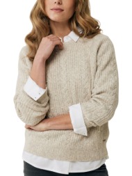 πουλόβερ mexx embellished knit pullover mf006610843w-off white γυναικείο