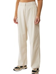 παντελόνι υφασμάτινο mexx corduroy mf006901243w-off white γυναικείο