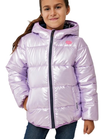 μπουφάν mexx shiny padded bear jacket ji1122026g-lilac σε προσφορά