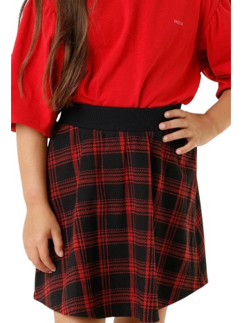 φούστα mexx knitted check skirt tu1704026g-red κορίτσι σε προσφορά