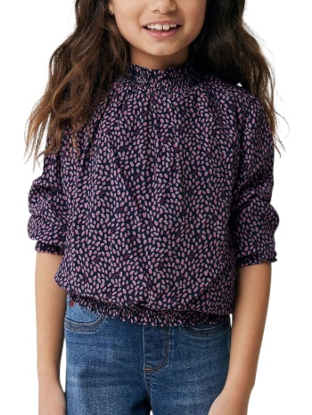 μπλούζα μακρυμάνικη mexx printed blouse tu0404036g-navy σε προσφορά