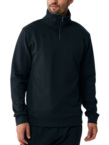 μπλούζα μακρυμάνικη mexx 1/2 zip sweater mf007505243m-black σε προσφορά