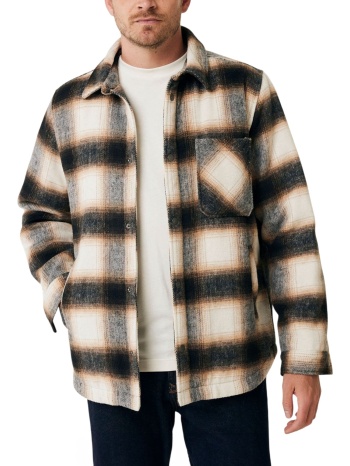 πουκάμισο μακρυμάνικο mexx padded checked shirt jacket σε προσφορά