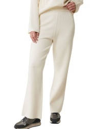 παντελόνι υφασμάτινο mexx knitted wide leg pants mf006603843w-cream γυναικείο