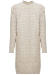 φόρεμα mexx cable knitted dress th09129036w-sand γυναικείο