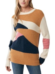 μπλούζα μακρυμάνικη mexx intarsia th0970036w-sand γυναικείο