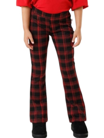 κολάν mexx checked flared pants tu1302026g-red κορίτσι σε προσφορά