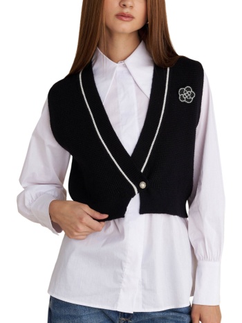 γιλέκο attrattivo με διακοσμητικά στοιχεία 9922249-black