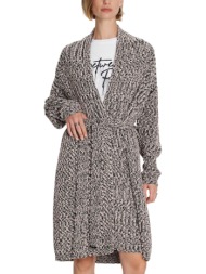 ζακέτα ale μακριά με ζώνη 8p22907-multicolor γυναικείο